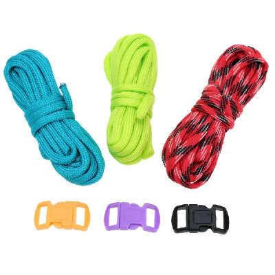 

3Pcs 25m Paracord 7 Strand Parachute Cord Outdoor Emergency Survival Tool Hand-knitted DIY Kits