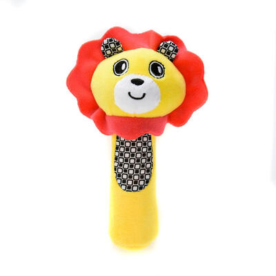 

Baby Rattles Crystal Plush Cute Animal Hand Bell Educational Appease Toys