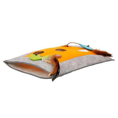 

Cat Sleeping Bag Kitten Warm Bed Kennel Blanket Pets Playing Puzzle Toys