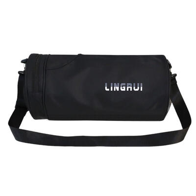 

Women Barrel-Shaped Sports Gym Shoulder Bag Large Waterproof Nylon Bags