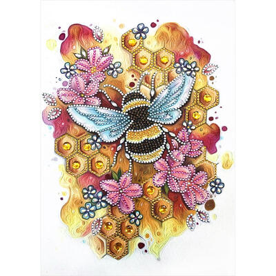 

5D DIY Special Shaped Diamond Painting Bee Cross Stitch Mosaic Craft Kits