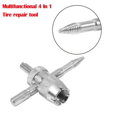 

Tailored New 4 in 1 Bicycle Car Core Wrench Tire Deflation Tool Screw Removal Tool