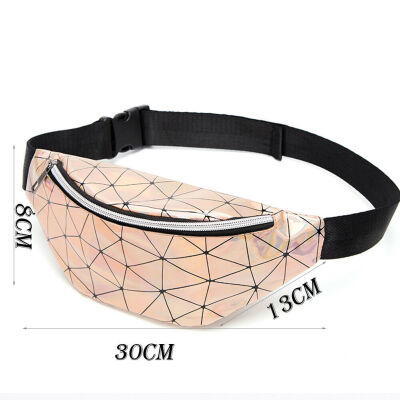 

2019 New Style Fashion Hot Women Waist Fanny Pack Belt Bag Travel Hip Plaid Zipper Bum Bag Small Purse Pouch Waist Bag