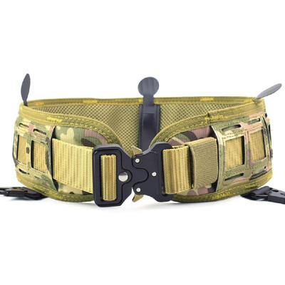 

Multifunctional Cummerbund with Tactical Quick Release Belt Military Waist Band for Outdoor Training Military Combat Hunting