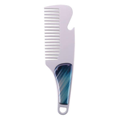 

1pc Durable Stainless Steel Comb Mini Metal Beard Comb Hairdressing Tools