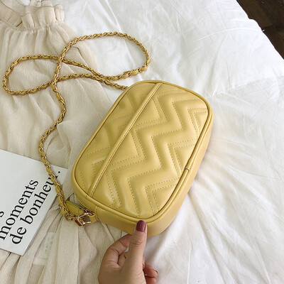 

Bag female bag summer small fresh 2019 latest version of fashion texture rhombic chain bag shoulder slung small bag female