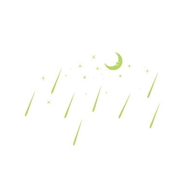 

PVC Waterproof Romantic Meteor Shower Glow Wall Sticker Kids Bedroom Decals