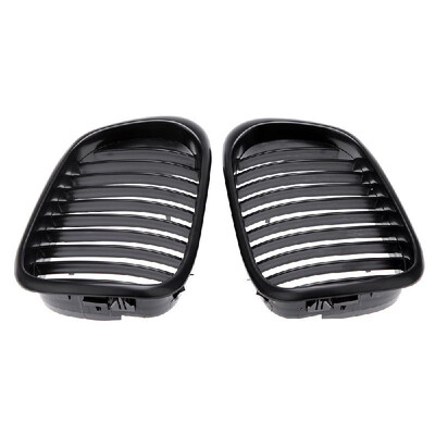 

Front Center Black Kidney Grille Grill Euro for BMW E39 525 528 530 535 M5 97-03