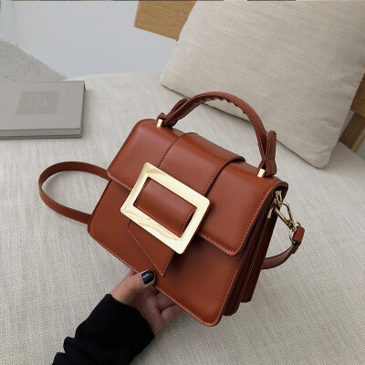 

Advanced sense bag diagonal cross-style female bag 2019 new Korean version of the wild shoulder portable fashion texture saddle bag