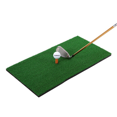 

TOMSHOO 6030cm Golf Mat Residential Practice Hitting Mat Rubber Tee Holder