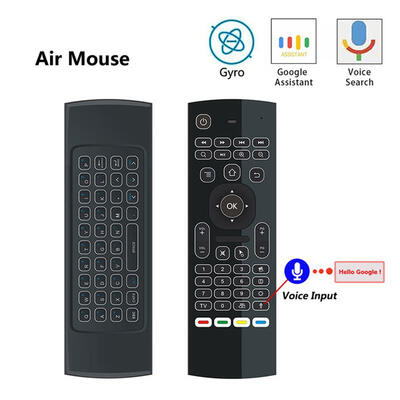 

24G Backlight Air Mouse Wireless Keyboard 6-Axis Sensor Remote Control IR Learning for Smart TV