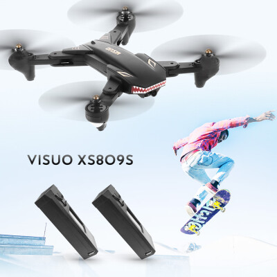 

VISUO XS809S 20MP Wide Angle Camera Wifi FPV Foldable Drone One Key Return Altitude Hold G-sensor Quadcopter W Two Extra Battery