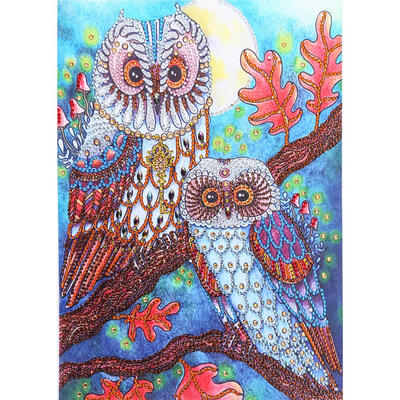 

5D DIY Special Shaped Diamond Painting Colorful Bird Cross Stitch Embroider