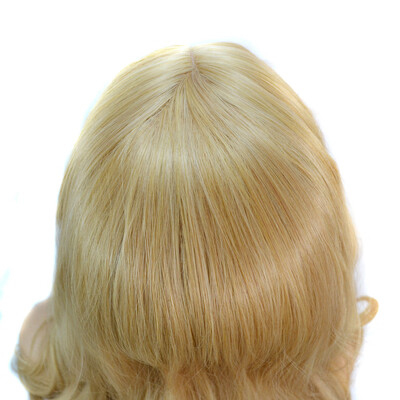 

〖Follure〗Women Fashion Lady Middle Part Big Wave Golden Wig Curly Hair