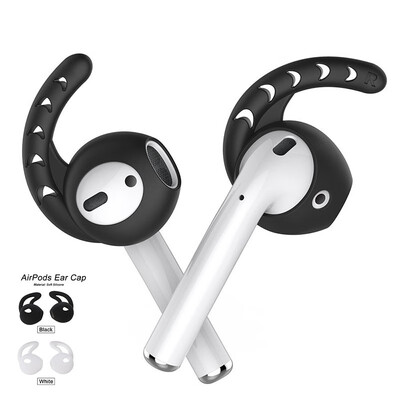 

Replacement Soft Silicone Antislip Ear Cover Hook Earbuds Tips Earphone Silicone Case for AirPods Apple EarPods 3 Pairs accessorie