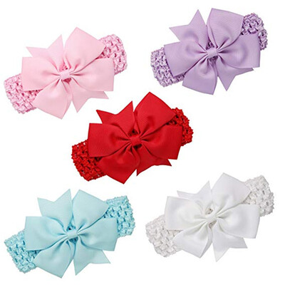 

〖Follure〗Girls Headbands 5 Pcs Multicolor Hair Hoops Toddler Kids Turban Headband