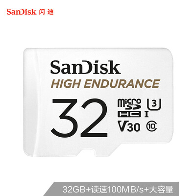 

SanDisk 32GB TF MicroSD memory card driving recorder & security monitoring for high-end durable home monitoring