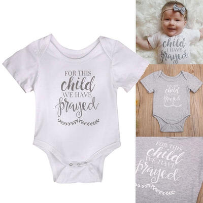 

Cotton Newbon Infant Baby Boy Girl Romper Bodysuit Jumpsuit Clothes Outfits