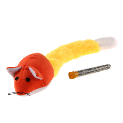 

Colorful Plush False Mouse Rat Toys Pet Cat Playing Toys With Mint Tube