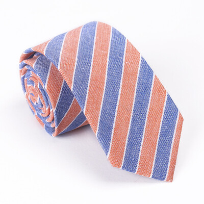 

Mens cotton striped plaid tie 51 cotton tie European&American casual tie cross-border wholesale one generation