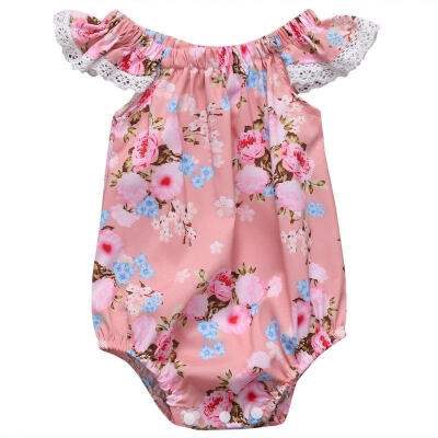 

Newborn Infant Baby Girl Bodysuit Floral Romper Jumpsuit Outfit Playsuit Clothes