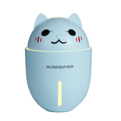 

320ml 3 in 1 USB Night Light Fan Air Humidifier Aroma Diffuser Cat Shape