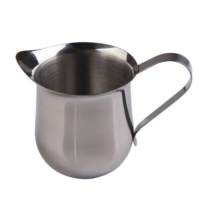

New Stainless Steel Coffee Shop Small Milk Cream Waist Shape Cup Jug