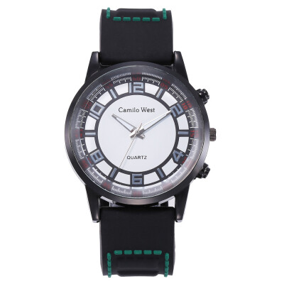 

2019 mens sports silicone watch student Hugh