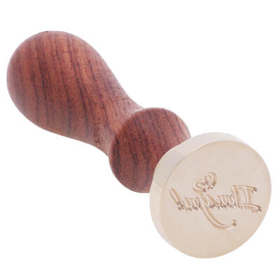 

Love Series Retro Wood Handle Sealing Wax Documents Custom Stamp Supplies