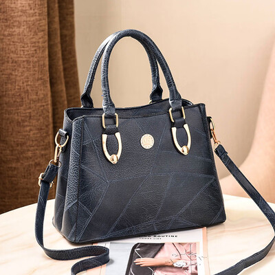 

2019 spring new European&American big bag shoulder bag simple handbag diagonal bag fashion handbag