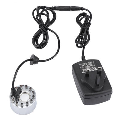 

Greensen 3 Colors Gradient Atomizing Head Mist Maker Light Fogger Air Humidifier with Adapter UK 100-240