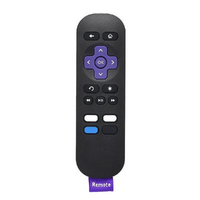 

Streaming Media Player Remote Control Wireless IR Smart Controller Replacement for Roku 1 2 3 4 LT HD XD  Black