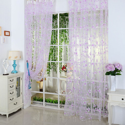

Top Selling For Hot 5 Colors Scarf Sheer Voile Door Window Curtains Drape Panel Valance Curtains