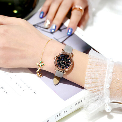 

Ins Korean version simple watch female primary school fresh literature&art girls middle school students retro trend Haraku col