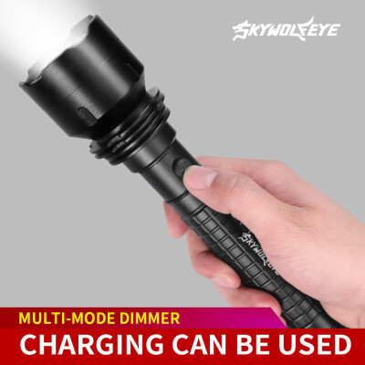 

Saidsome Tactical Police USB Rechargeable T6 LED 5 Modes 18650 Flashlight Military Torch flashlight lamp