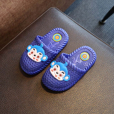 

Baby Kids Slippers Sandals Children Boys Girls Cartoon Monkey Casual Shoes