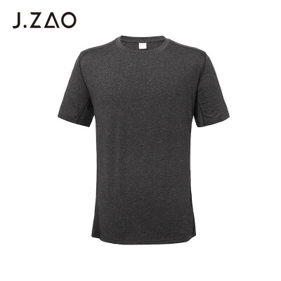 

Tokyo Tokyo JZAO Mens Sports Short Sleeve T-Shirt Mesh Breathable Cool Sports Short Sleeve Dark Gray