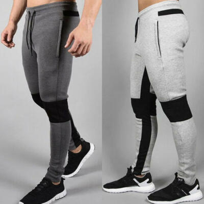 

Men Sport Pants Long Trousers Tracksuit Fitness Workout Joggers Gym Sweatpants A