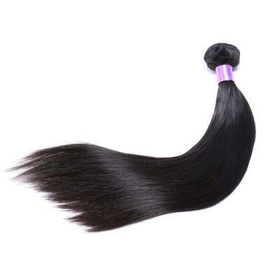 

i-Dishy Hair Brazilian Virgin Straight Hair Bundle Natural Color Silky Straight Human Hair Extensions 8-30 Inch