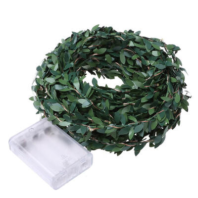 

LED Leaves String Lights Party Wedding Christmas Tree Fairy Lamp Decor