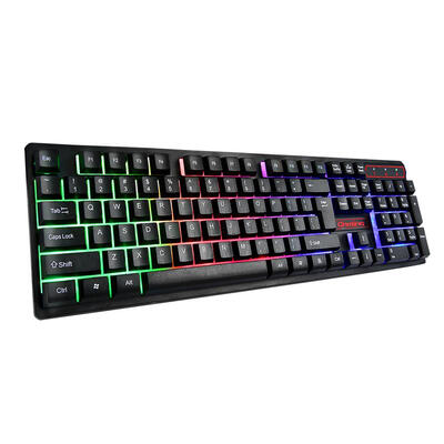 

104 Key Suspension Cap Rainbow Backlit Mechanical USB Wired Gaming Keyboard