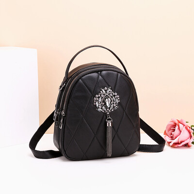

New fashionable Korean version of double-shoulder ladiesbag with one shoulder&one shoulder inclined bag with INS mini-ladies