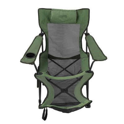 

Greensen Outdoor Folding Reclining Lounge Portable Fishing Chair Camping Leisure Beach Stool