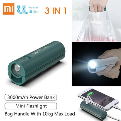 

Xiaomi UL Life Power Bank 3000mAh Mobile Power Portable Flashlight USB Charging Outdoor Home Mini LED Light