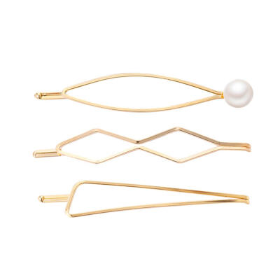 

Korean Pearl Barrette Bobby Pins Set Women Headwear Beauty Styling Hairpins