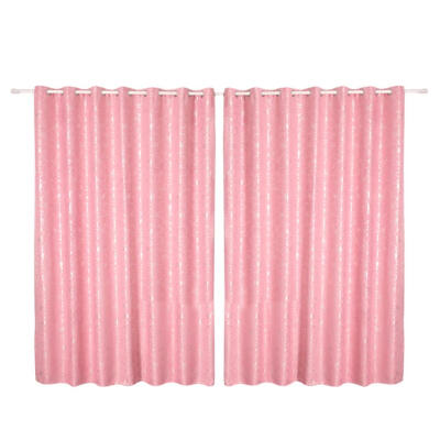 

Lily Flower Print Semi-Blackout Curtains Home Bedroom Windows Decor Drapes