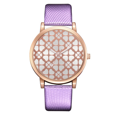 

New fashion trend crocodile pattern belt PU watch popular printing alloy watch