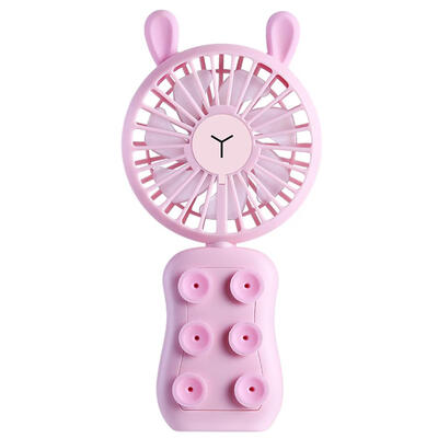 

Cartoon 3 Speed Mini USB Folding Desktop Fan Electric Cooler wNight Light