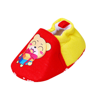 

Newborn Infant Baby Cartoon Girls Boys Soft Prewalker Casual Flats Shoes