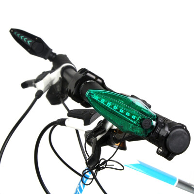 

1 Pair Waterproof Bike Handlebar Grips Light Bike LED Bicycle Safety Lights Cycling Lamp Of Grip USB Rechargeable Horns Alarm Wa